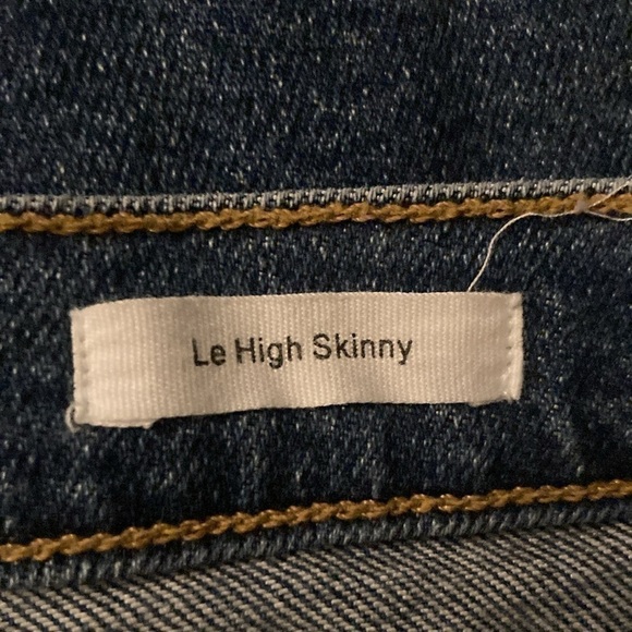 Frame Le High Skinny 28 waist distressed jeans great condition - Picture 11 of 13